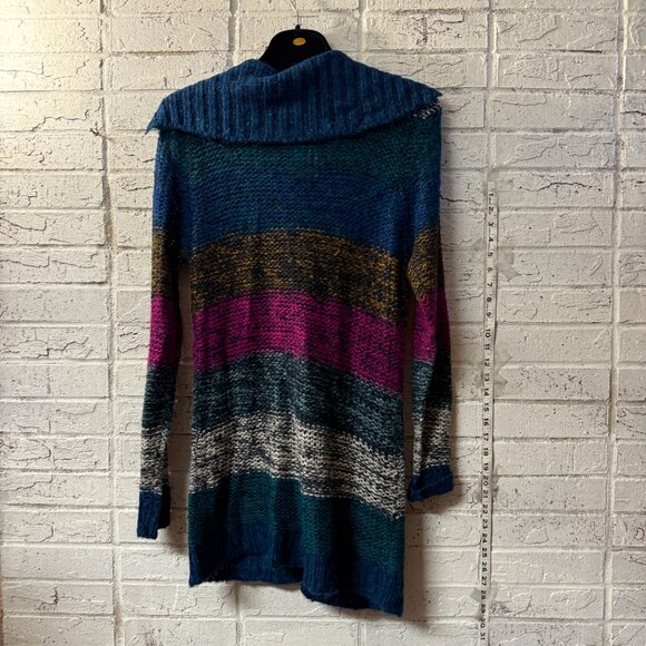 Studio JPR Striped Knit Hooded Cardigan NWT - Picture 8 of 11